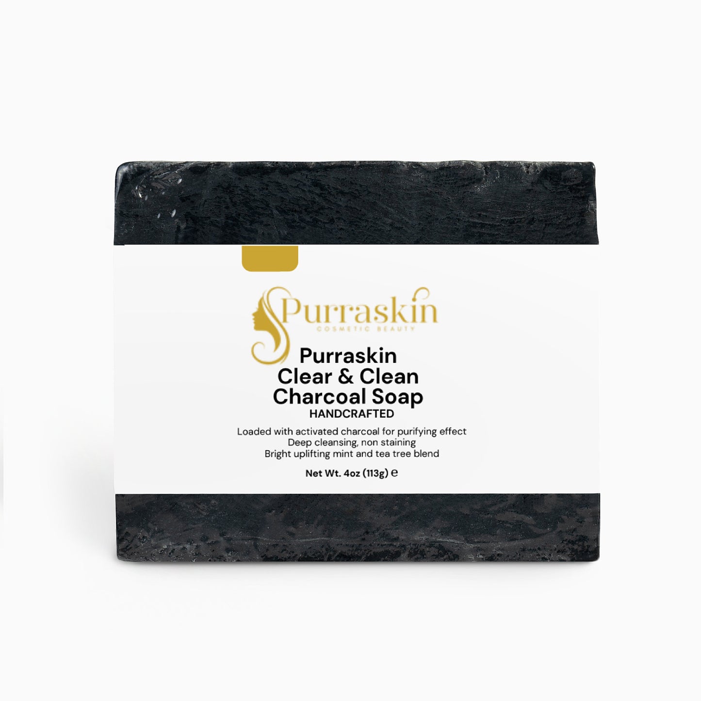 Purraskin Clear & Clean Charcoal Soap