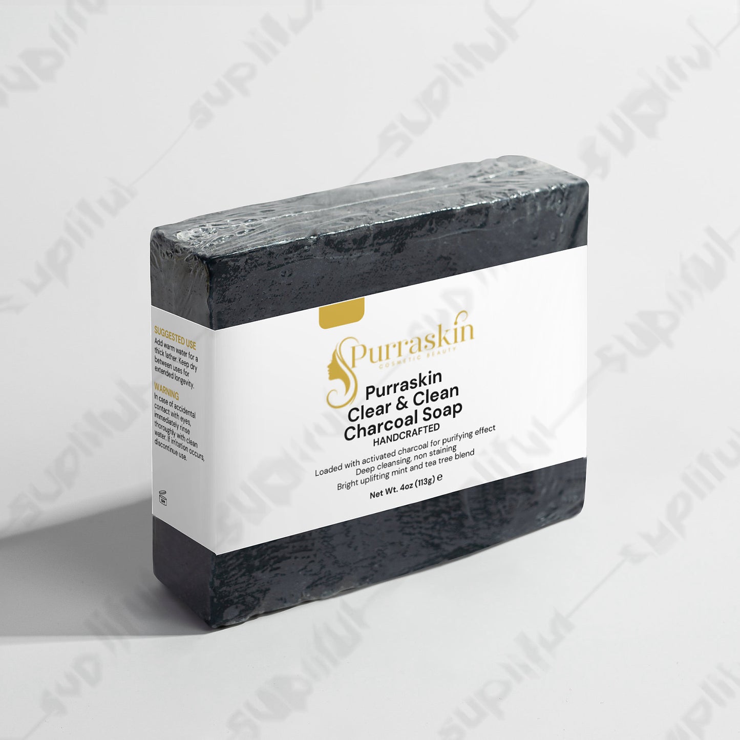 Purraskin Clear & Clean Charcoal Soap