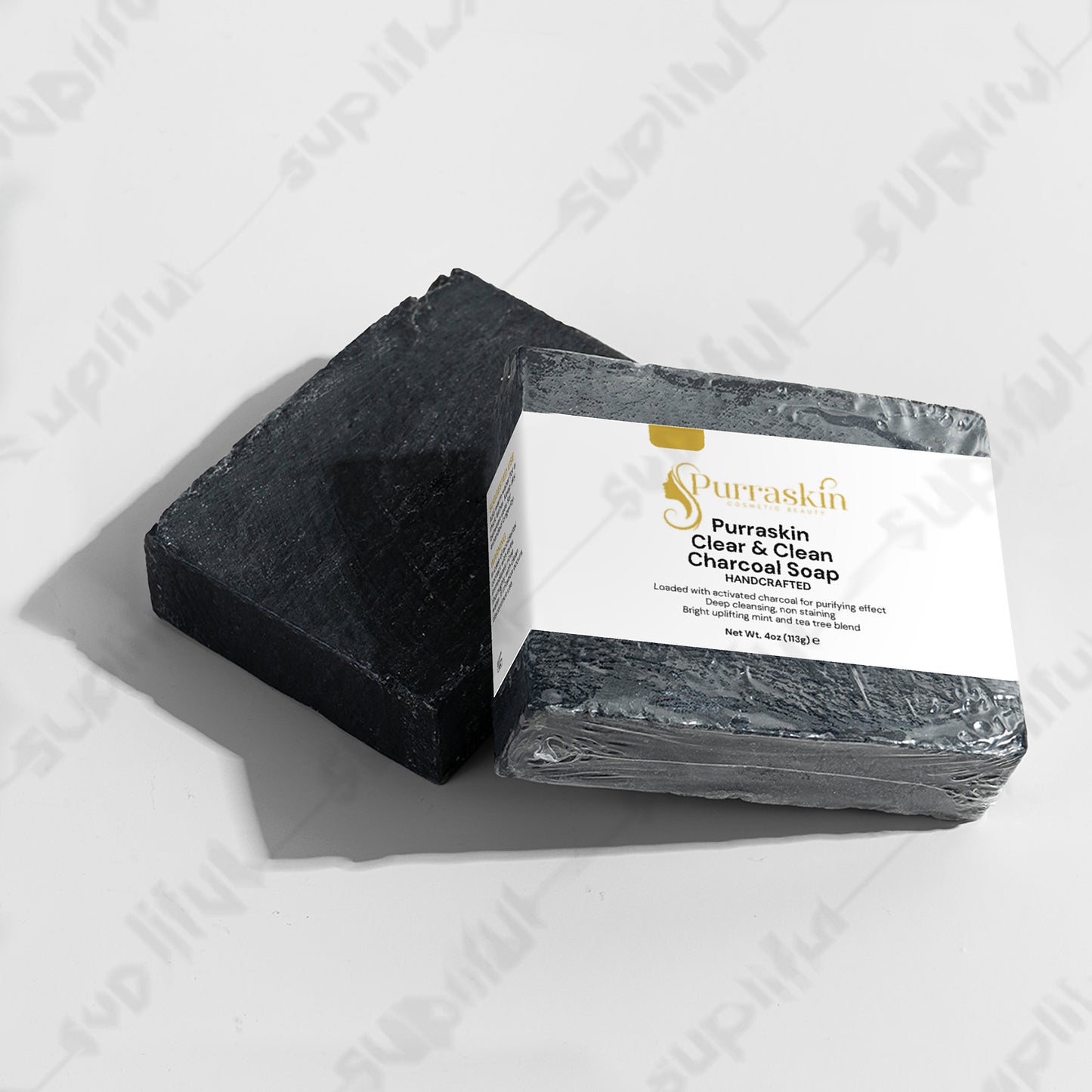 Purraskin Clear & Clean Charcoal Soap