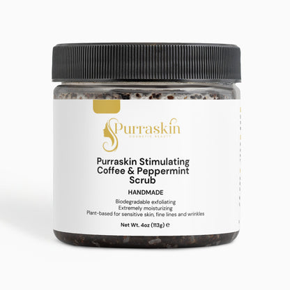 Purraskin Stimulating Coffee & Peppermint Scrub