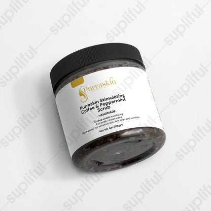 Purraskin Stimulating Coffee & Peppermint Scrub