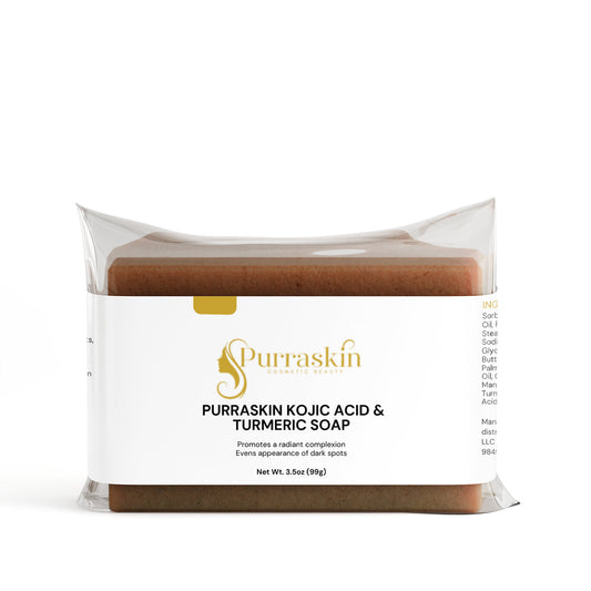 Purraskin Kojic Acid & Turmeric Soap